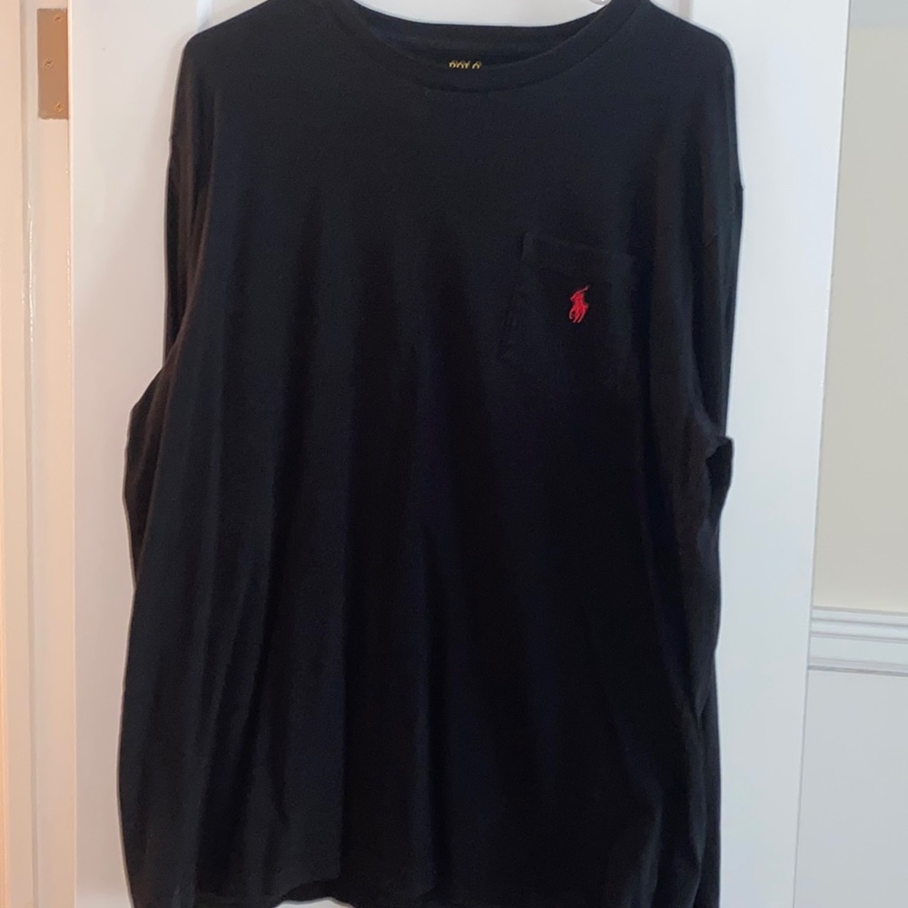 Men’s classic fit long sleeve polo shirt